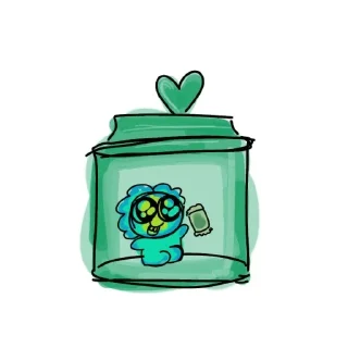 Video sticker 🩵 Ксенончик