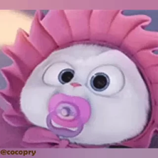 Telegram sticker 😋 Snowball 😍 @MochaStickers