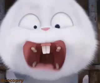 Telegram sticker 😈 Snowball 😍 @MochaStickers