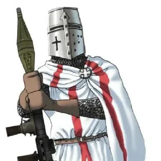 Telegram sticker 🧸 Crusaders and Swords :: @fStikBot