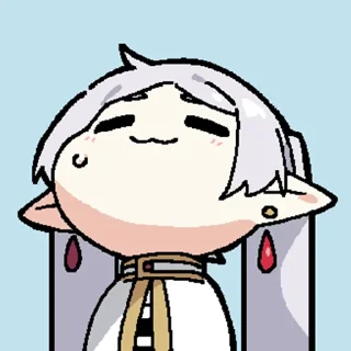 Telegram sticker ❄️ Frieren - @TodorokiShouto