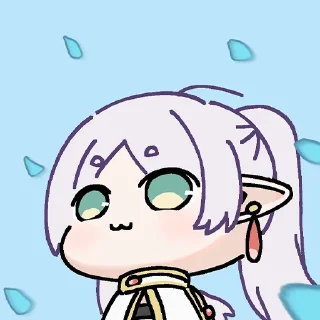 Telegram sticker ❄️ Frieren - @TodorokiShouto