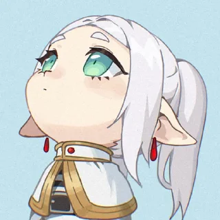 Telegram sticker ❄️ Frieren - @TodorokiShouto