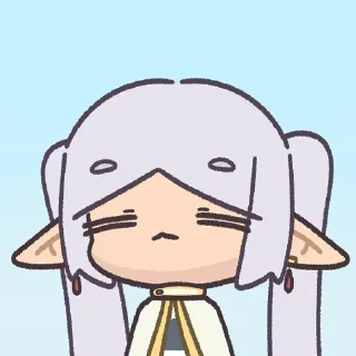 Telegram sticker ❄️ Frieren - @TodorokiShouto