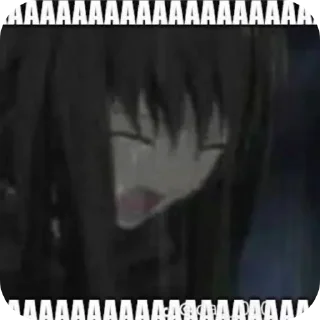 Telegram sticker 😭 memeow