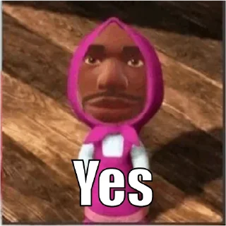 Telegram sticker 👍 Nigga Masha @GownoPoetry