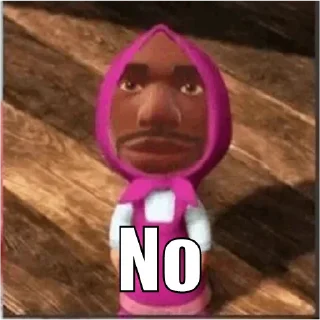 Telegram sticker 👎 Nigga Masha @GownoPoetry