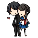 Telegram sticker ❤️ BATTLE COUPLE!!