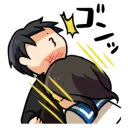 Telegram sticker 👊 BATTLE COUPLE!!