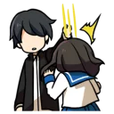 Telegram sticker 👊 BATTLE COUPLE!!