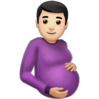 Sticker 🖤 Umai pregnant