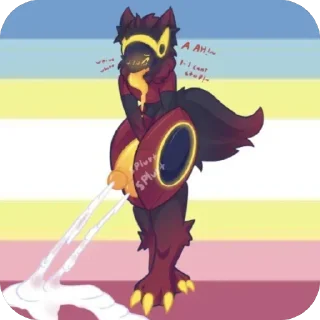 Telegram sticker 💜 @ferretoncrack is a pedo