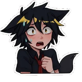Telegram sticker 😱 Лимоша ( @loyLom )