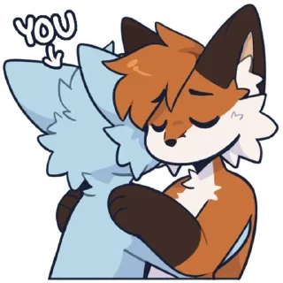 Telegram sticker 🤗 Fox лиса @FurriStik <--больше фурри стикеров тут