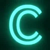 Video sticker 🔠 ABC Neon Blue @emo...