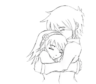 Telegram sticker 🈯 💞Hugs V2→ @stickers_love_bot