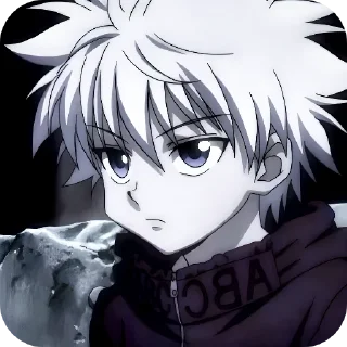 Telegram stiker 😤 Killua Zoldyck @Rucodelllstick