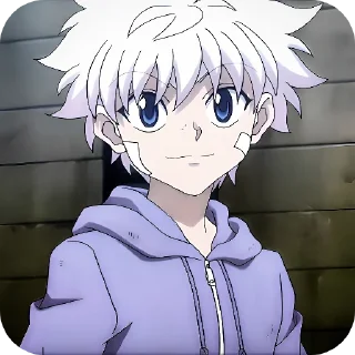 Telegram stiker 🥰 Killua Zoldyck @Rucodelllstick