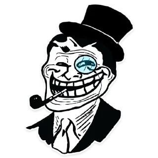Telegram sticker 🎩 Within Hate Based (by Numeri)