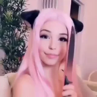 Video sticker 🔪 🎀 𝘉𝘦𝘭𝘭𝘦 𝘋𝘦𝘭𝘱𝘩𝘪𝘯𝘦 ◞ @spitup