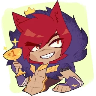 Telegram sticker 🌟 Sett from League of legends :: @fStikBot