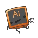 Sticker 👋 Mr Illustrator