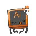 Telegram stiker 💀 Mr Illustrator