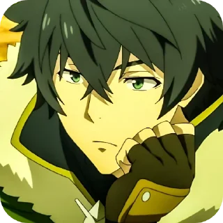 Sticker 😕 The Rising of the Shield Hero @Rucodellllstick