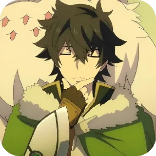 Telegram sticker 🤔 The Rising of the Shield Hero @Rucodellllstick