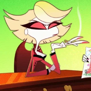 Telegram sticker 🎡 hazbin hotel @justsomebullshit
