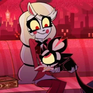 Telegram sticker 🎡 hazbin hotel @justsomebullshit