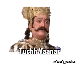 Telegram stiker 🤣 रामायण by @RohitSharma ❤️.