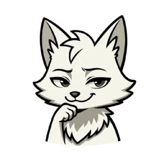 Telegram sticker 😏 KITSU