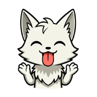 Telegram sticker 😝 KITSU