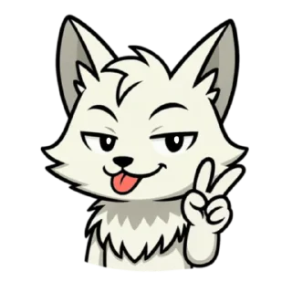 Telegram sticker ✌️ KITSU