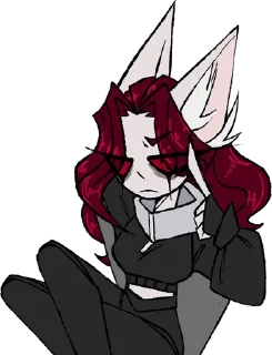 Telegram sticker 😒 Кошачья госпожа ➡️ @EmojiRuBot