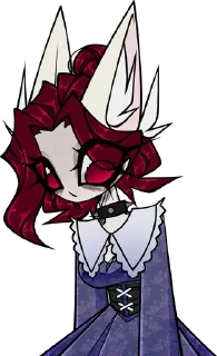 Telegram sticker 😳 Кошачья госпожа ➡️ @EmojiRuBot