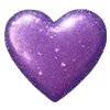 Sticker 💜 hearts ➜ @emoji1