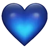 Sticker 💙 hearts ➜ @emoji1