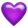 Sticker 💜 hearts ➜ @emoji1