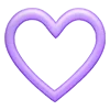 Sticker 💜 hearts ➜ @emoji1