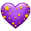 Sticker 💜 hearts ➜ @emoji1