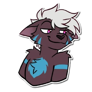 Telegram sticker 😏 MeepsKitten