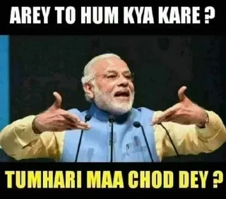 Telegram sticker 😂 @MereChannels | Modi ji pack
