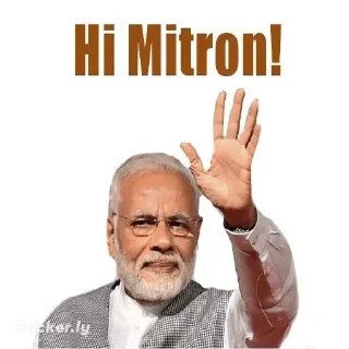 Sticker 🙋‍♂ @MereChannels | Modi ji pack