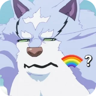 Video sticker 🤨 Fel (Fenrir)