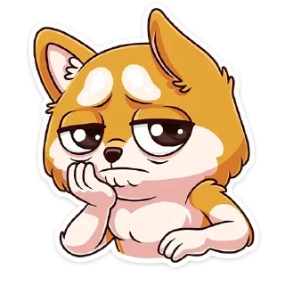 Video sticker 😞 Letto o akita @figurinhass