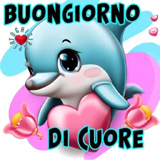 Telegram sticker 😁 buongiorno 🧐