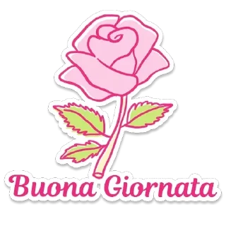 Telegram sticker 😁 buongiorno 🧐