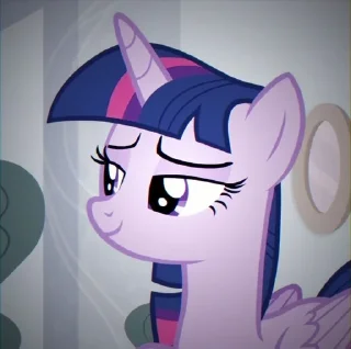 Telegram sticker 😌 twilight sparkle :: @fStikBot
